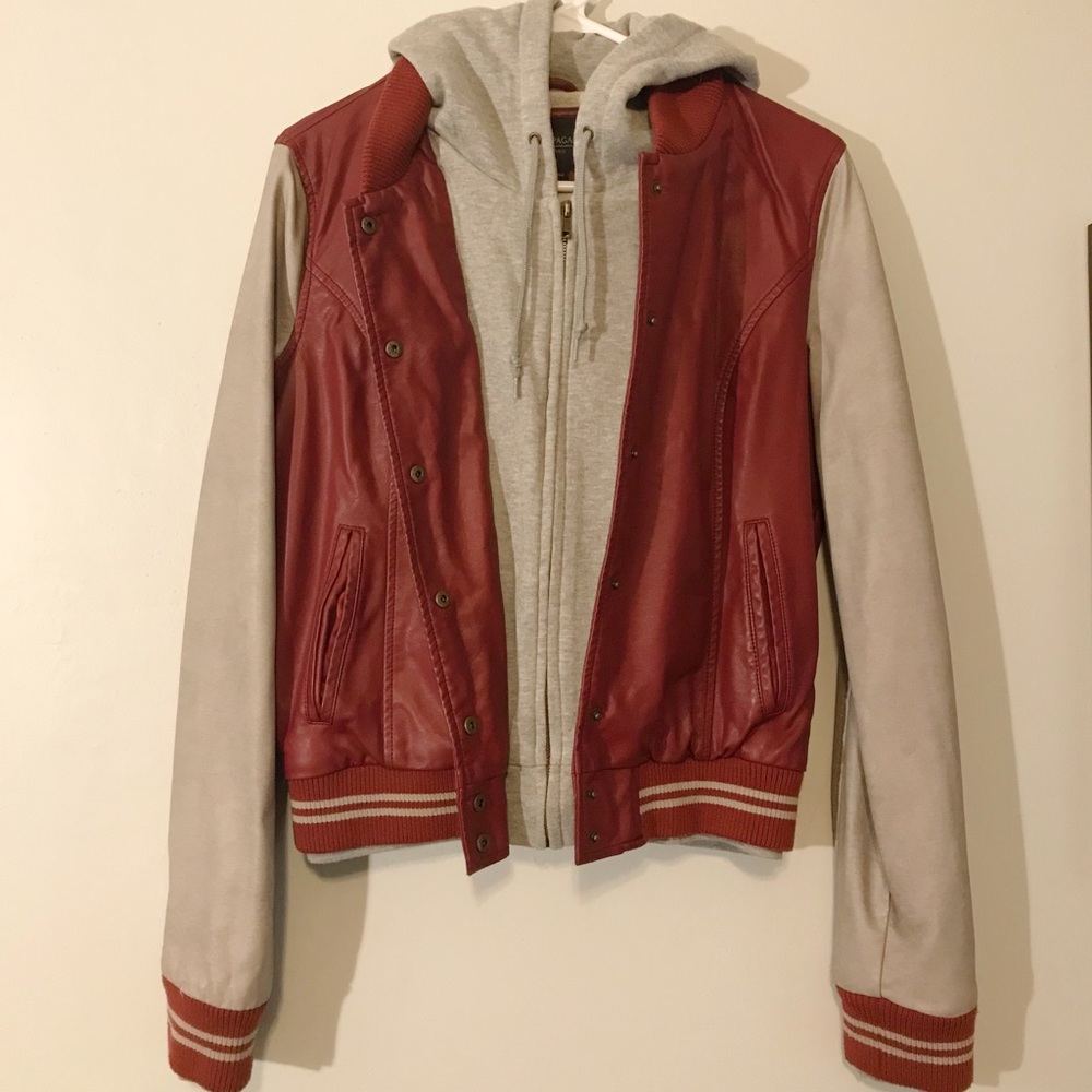 Obey Propaganda faux leather jacket